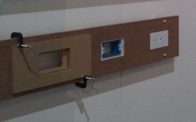 Coming this fall, the Smoothline flush-mount outlet cover for wood installations