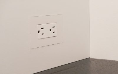 The new Smoothline flush-mount wall plate for wood